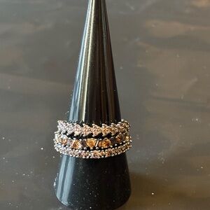 Elegant Silver and Gold Women's Ring